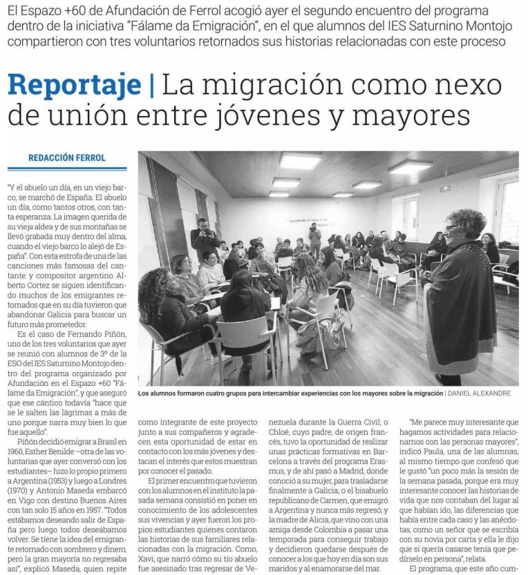 encuentro saturnino montojo ferrol